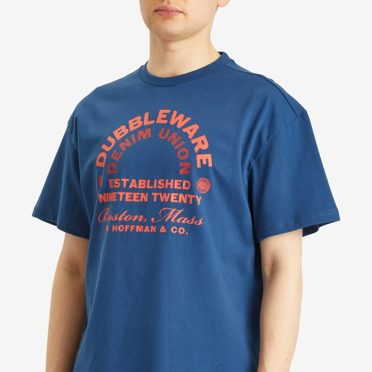 Dubbleware Men's Denim Union T-Shirt in Navy