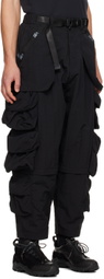 Archival Reinvent Black WIND AND SEA Edition Multi Bag Cargo Pants
