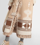 Alanui Icon wool jacquard coat