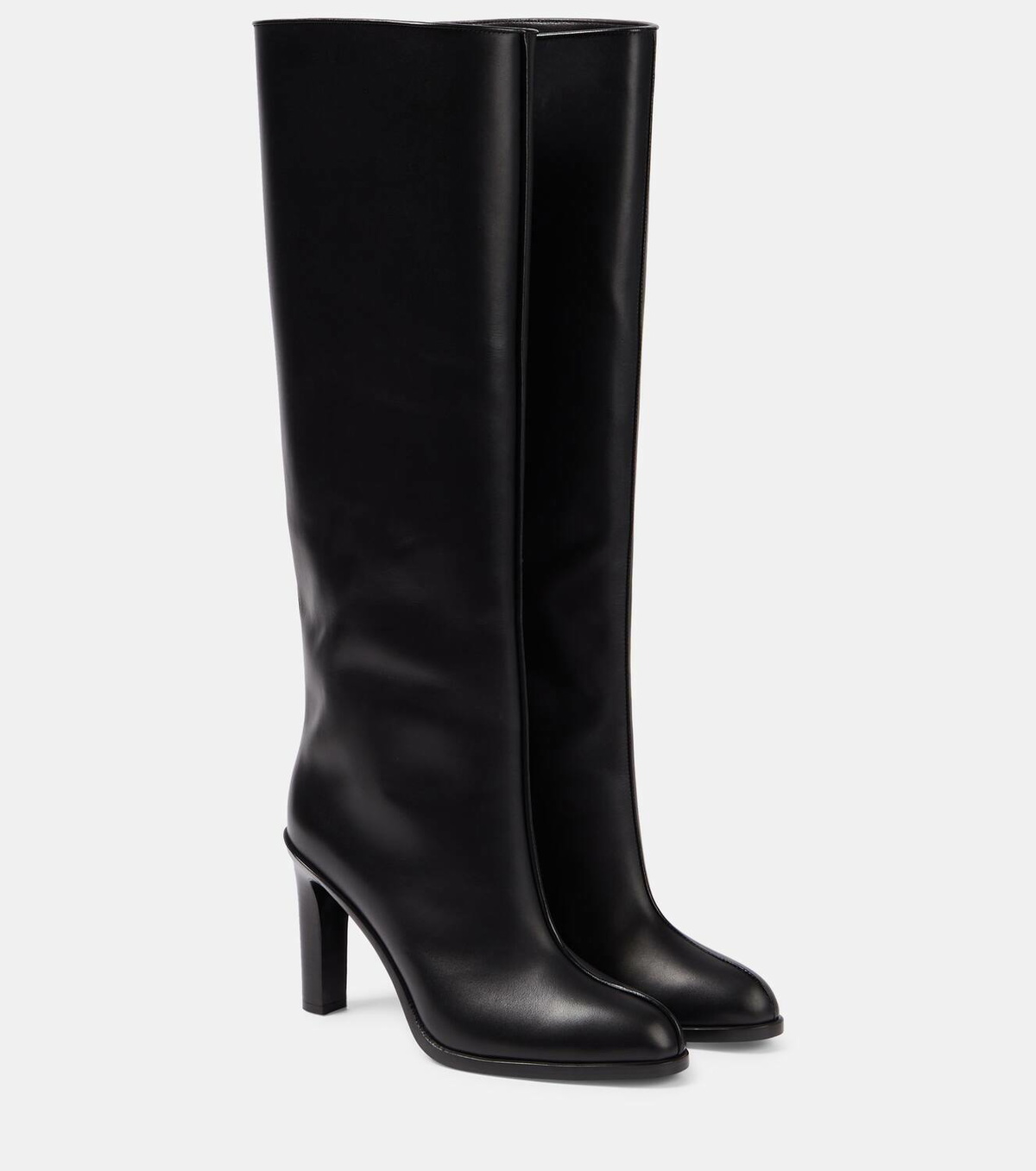 ロングブーツ THE ROW Prudens leather knee-high boots Prudence leather knee-high boots in brown - The Row | Mytheresa