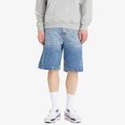 Billionaire Boys Club Men's Astro Denim Shorts in Mid Wash Blue