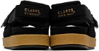 Clarks Originals Black Overleigh Tor Sandals