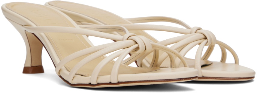 Aeyde Off-White Olga Heeled Sandals