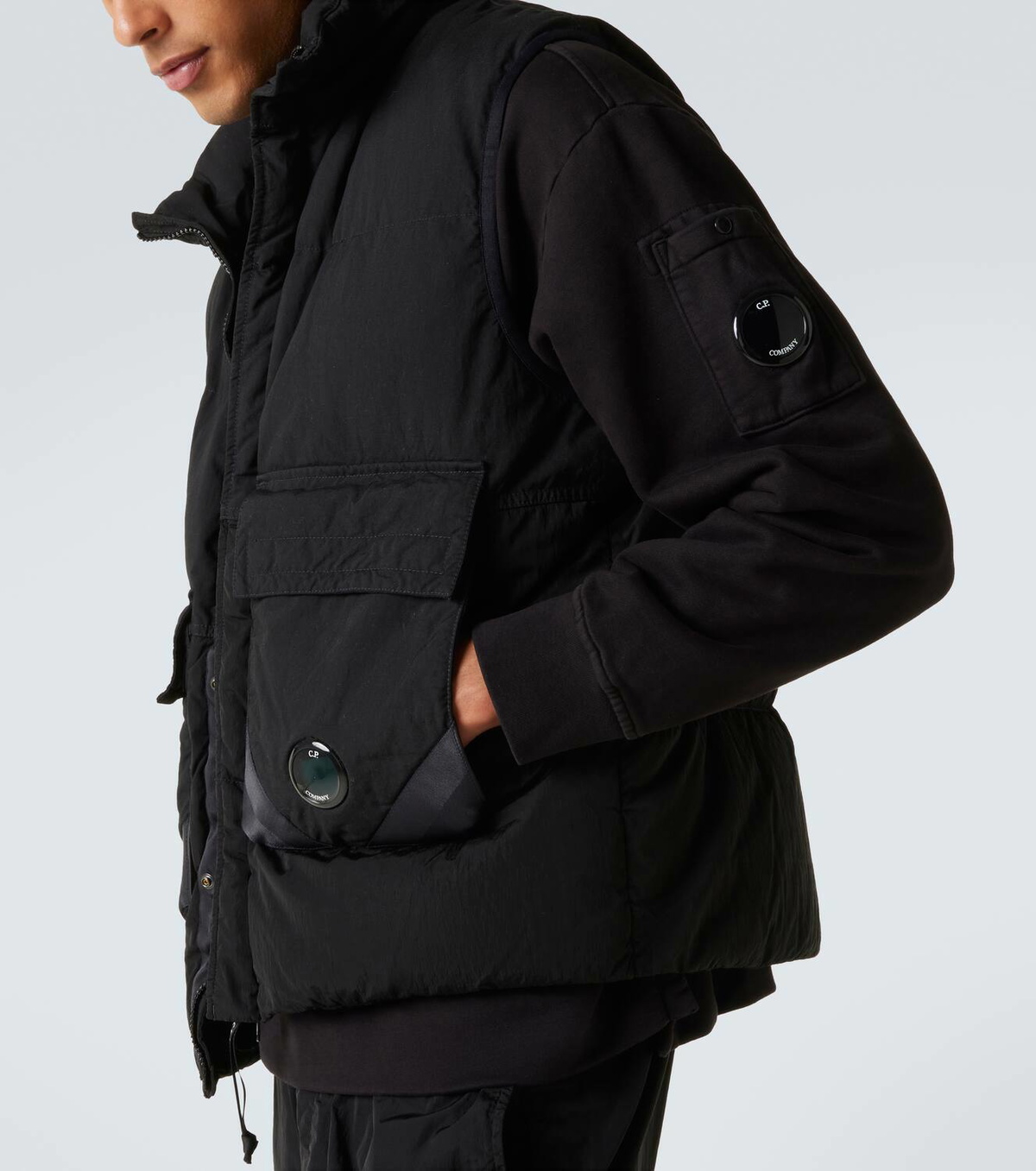 C.P. Company Hooded down vest