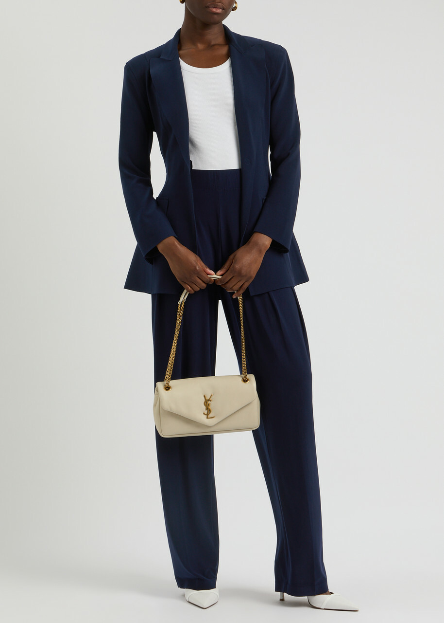Norma Kamali Stretch-jersey Blazer Dark Navy
