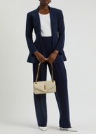 Norma Kamali Stretch-jersey Blazer Dark Navy