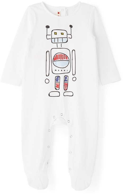 Photo: Marni Baby Robot Print Jumpsuit