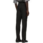 GmbH Black Wool Tailored Trousers