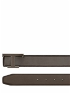 TOD'S - 3.5cm Logo Leather Belt