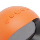 Newgate Clocks Centre of Earth LED Alarm Clock in Orange