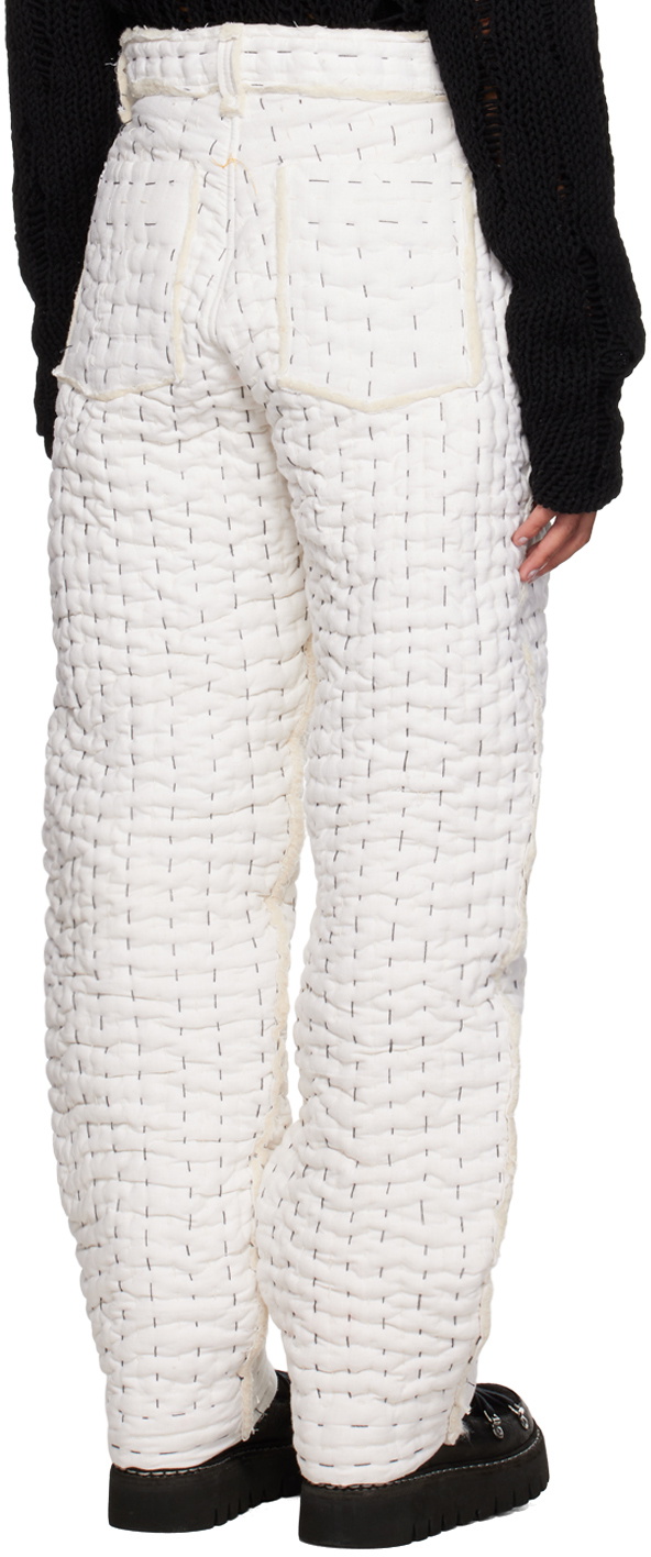 AIREI SSENSE Exclusive Off-White Trousers