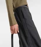 Loewe Wool cropped wide-leg pants