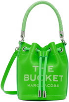 Marc Jacobs Green 'The Leather Mini Bucket' Bag