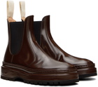 Jacquemus Brown Le Chouchou 'Les Chelsea Pavane' Chelsea Boots