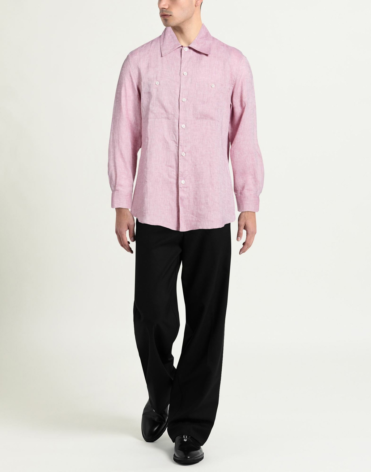 Brunello Cucinelli Mens Shirt Antique rose