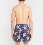 Vilebrequin - Mahina Mid-Length Printed Swim Shorts - Men - Navy