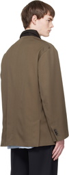 stein Taupe Oversized Double Breasted Blazer
