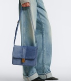 Khaite Blake suede crossbody bag