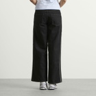 Adidas Women's Firebird Denim Trackpants in True Black Denim