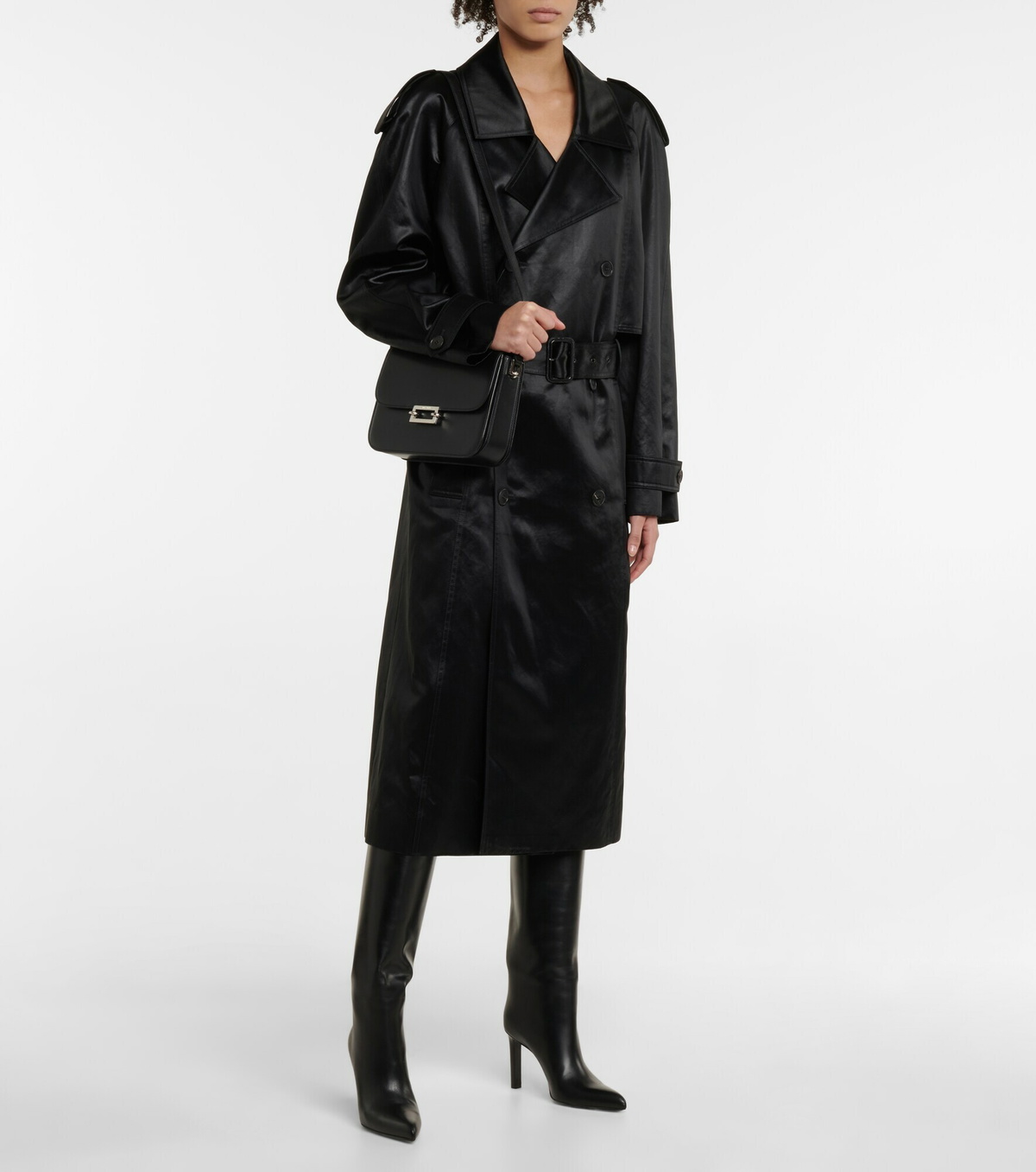 Saint Laurent - Satin trench coat Saint Laurent