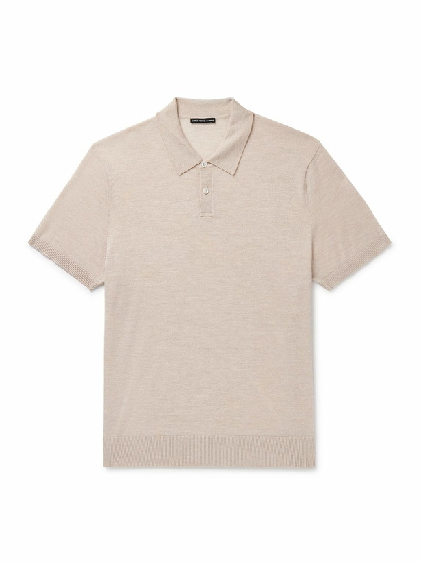 Photo: James Perse - Slim-Fit Cashmere Polo Shirt - Neutrals