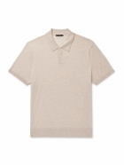 James Perse - Slim-Fit Cashmere Polo Shirt - Neutrals