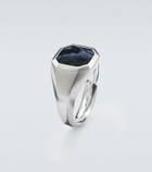David Yurman Streamline® sterling silver ring with pietersite