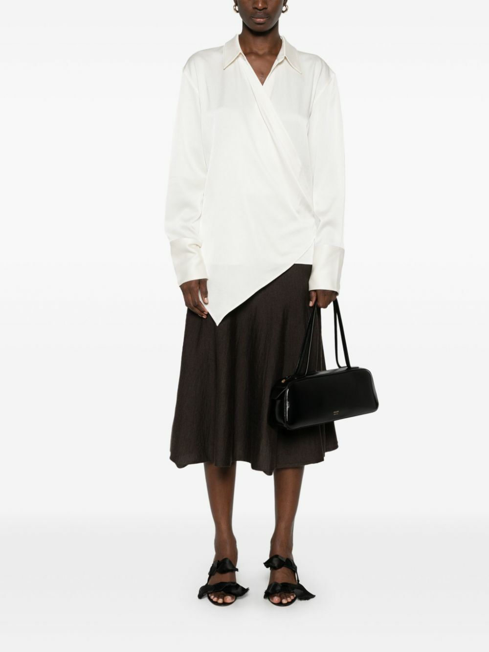 KHAITE Mayu Midi Skirt Khaite