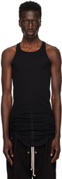 Rick Owens Black Porterville Basic Rib Tank Top