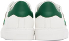Axel Arigato SSENSE Exclusive White & Green Clean 90 Triple Bee Bird Sneakers