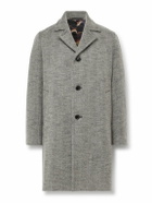 Paul Smith - Herringbone Wool-Blend Coat - Gray