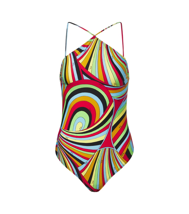 Photo: Pucci Iride halterneck swimsuit