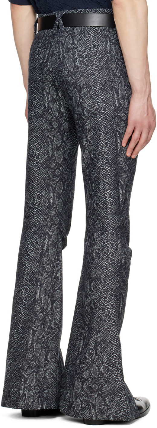 KOZABURO Black & White Sleaper Jeans