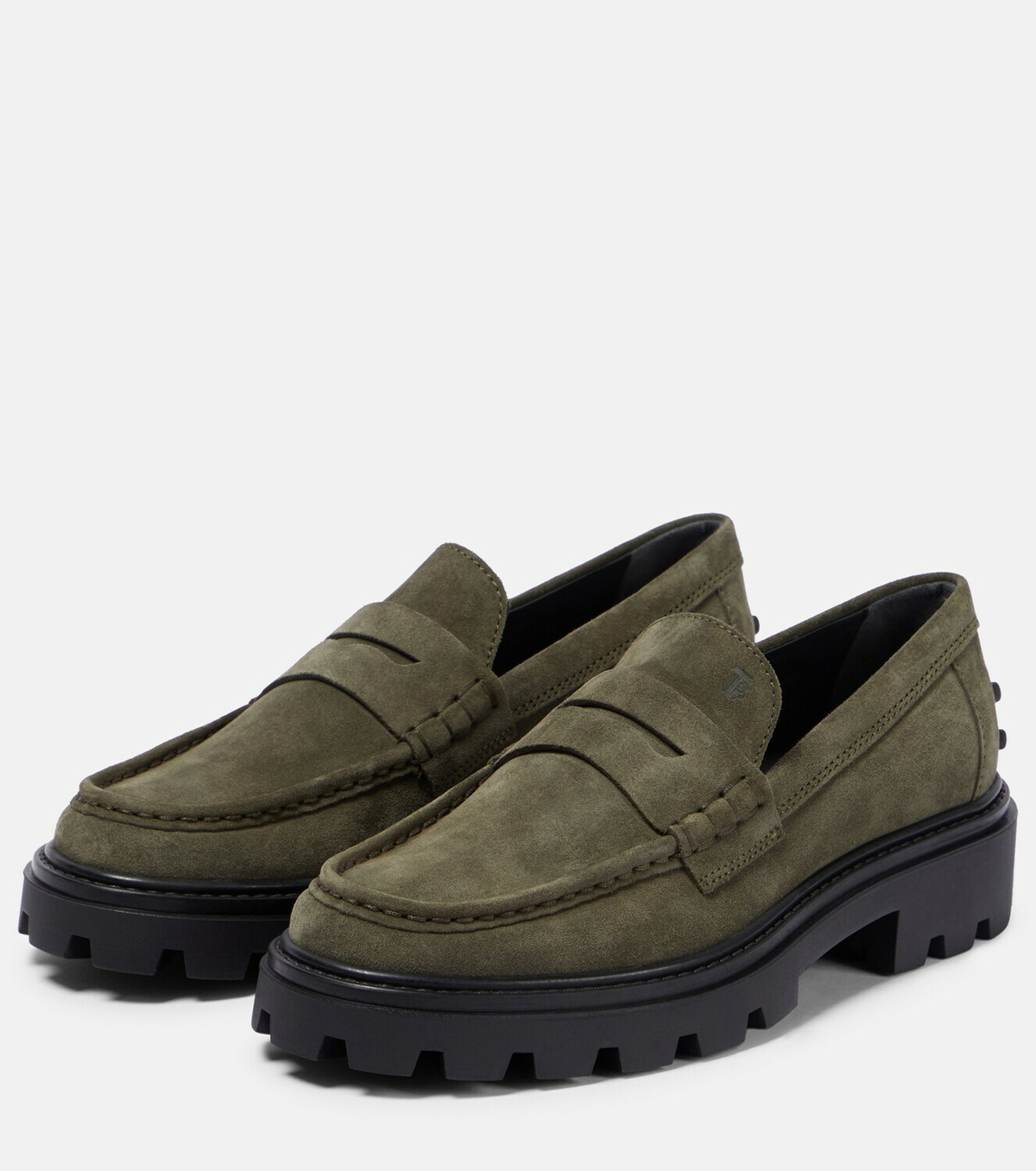 tod's platform loafers
