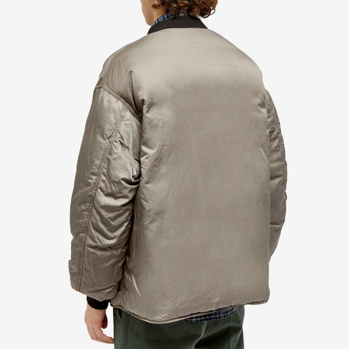 Visvim Men's Corps Down Reversible Jacket in Black Visvim