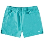 Nike Swim Men's 5 Volley Short in Washed Teal