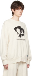UNDERCOVER Off-White Printed Sweatshirt