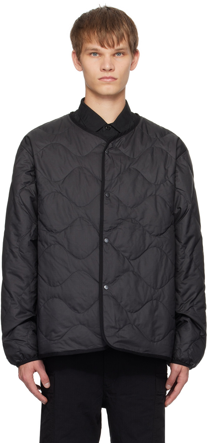 nanamica Black Reversible Down Jacket Nanamica