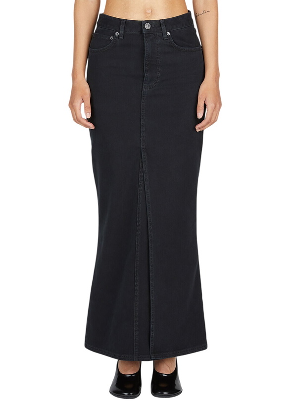 Photo: Balenciaga Denim Maxi Skirt