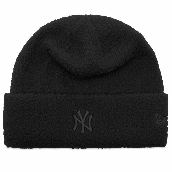 Photo: New Era New York Yankees Borg Beanie Hat in Black 