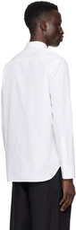 Jil Sander White Spread Collar Shirt