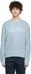 Lanvin Blue Cotton Sweatshirt