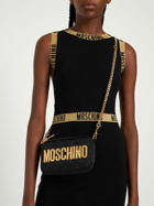 MOSCHINO - Logo Quilted Shoulder Bag
