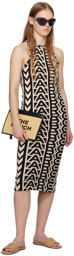 Marc Jacobs Beige 'The Woven Large' Clutch