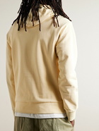 A.P.C. - Larry Logo-Print Cotton-Jersey Hoodie - Yellow