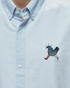 By Parra Annoyed Chicken Shirt Blue - Mens - Longsleeves