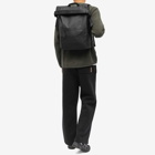 Rains Men's Trail Rolltop Backpack in Black