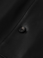 Saman Amel - Leather Shirt Jacket - Black