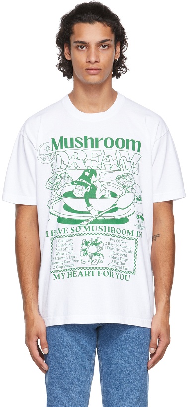Photo: Online Ceramics White 'Mushroom' T-Shirt