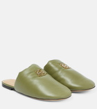 Loewe - Anagram leather slippers